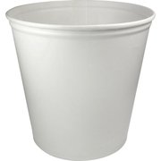 Solo Paper Bucket, Waxed, 165 oz, 100PK, White SCC10T3U